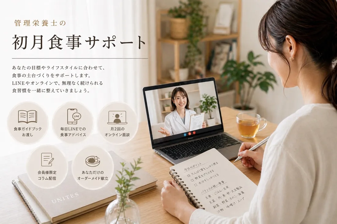 初月食事サポートのイメージ画像